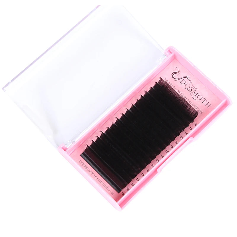 5trays length 17mm 18mm Extra long eyelash extension natural false eyelashes Individual eyelash