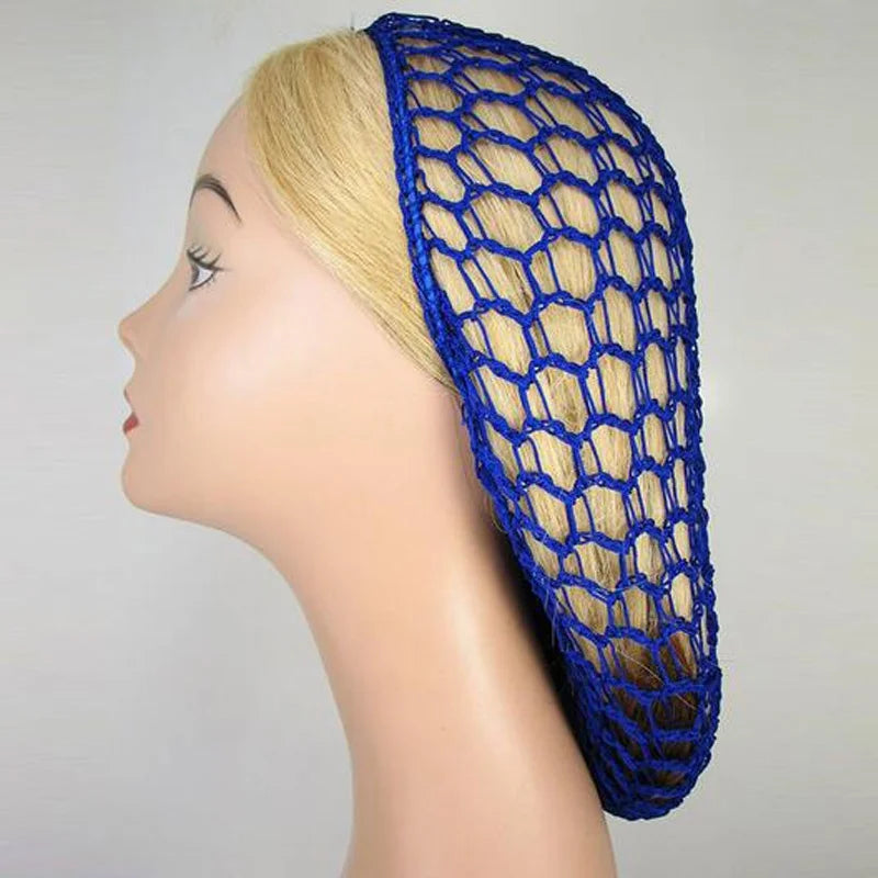 Women Ladies Hair Net Accessories Soft Rayon Snood Hair Net Colorful Crocheted Hair Net Popular