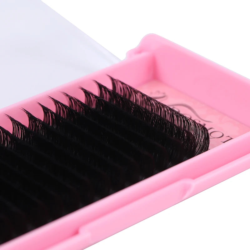 5trays length 17mm 18mm Extra long eyelash extension natural false eyelashes Individual eyelash