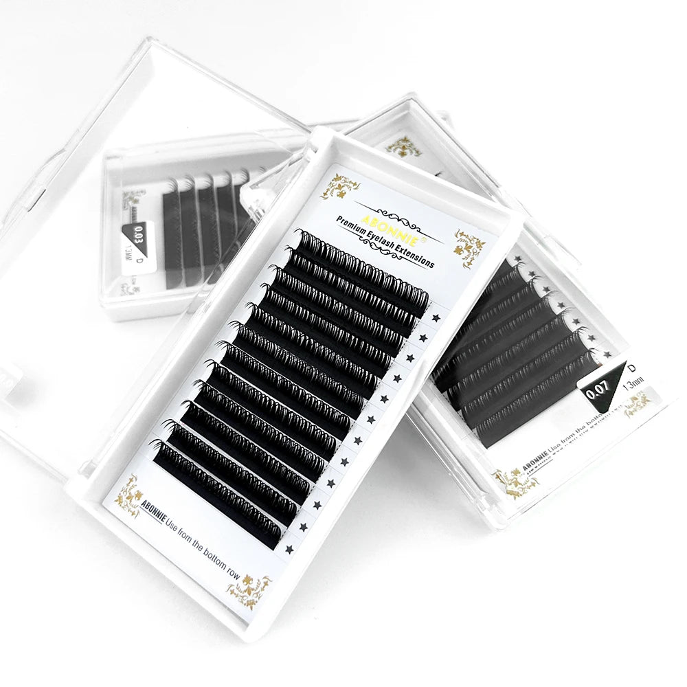 Abonnie Spikes Lashes Extensions Wet Classic Eyelashes New Eyelashes for Eye Beauty