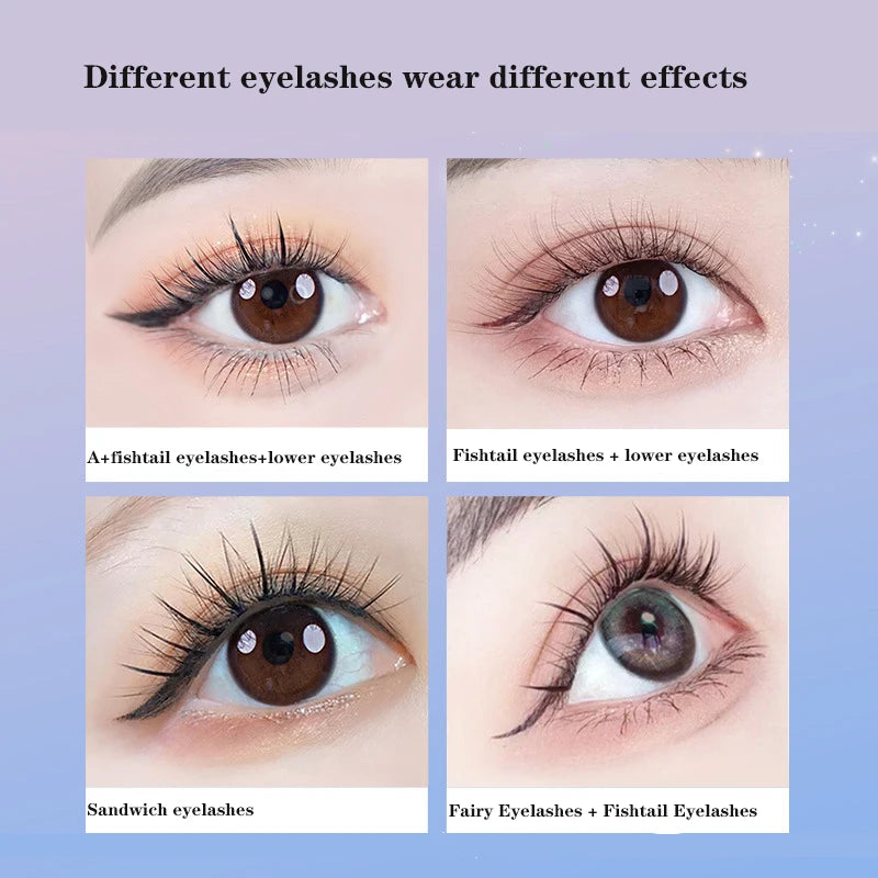 Anlinnet 3D A/M Shape Lndividual Eyelash Extension Lndividual Fairy Angel Eye Lash Extensioin False Mink Lash Make Up