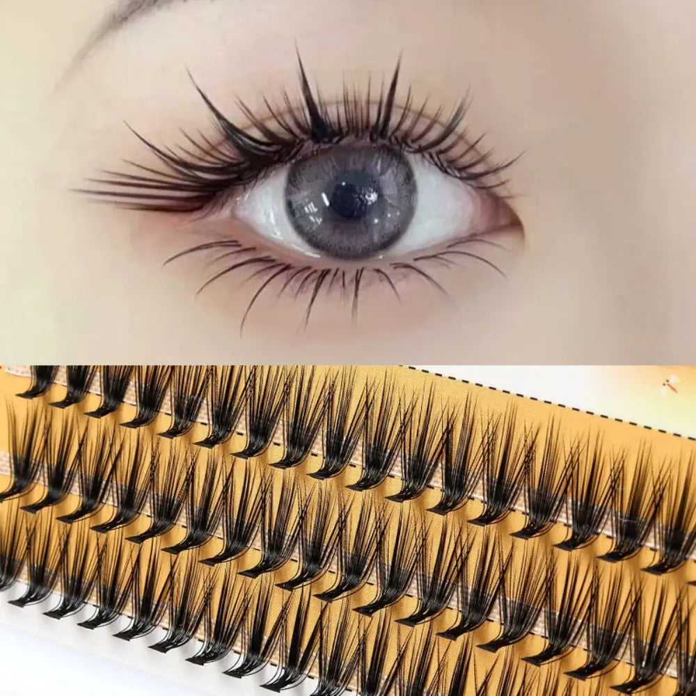 New L Curl Mink False Eyelash 60 Clusters Lashtray for Makeup 10D/20D Eyelashes Extensions Individual Handmade Eye Lashes