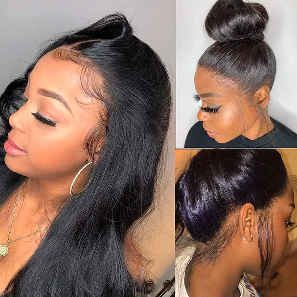 Brazilian Body Wave Human Hair WigsBody Wave Lace Front Wigs Human Hair 13x4 HD Transparent Lace Frontal Wigs for Black Women
