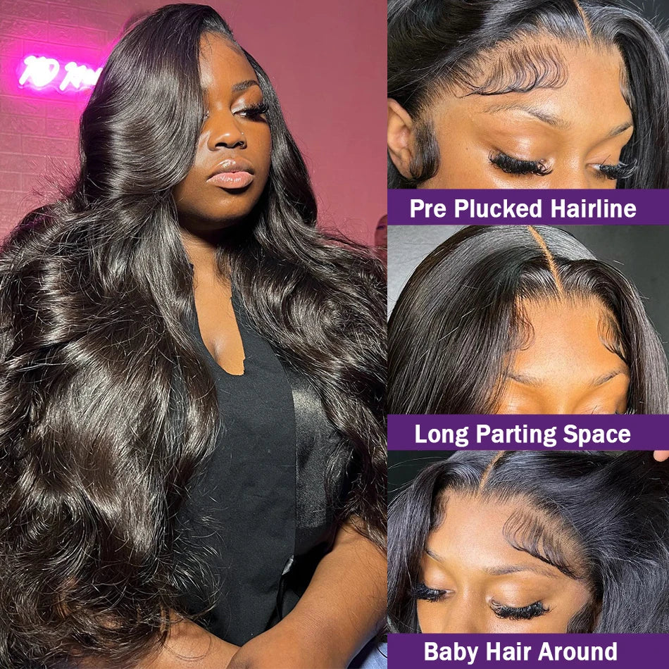 30inch Body Wave Lace Front Wig 13x4 360 Lace Frontal Wig 4x4 Lace Closure Wig HD Lace Frontal Wig For Women Human Hair Glueless