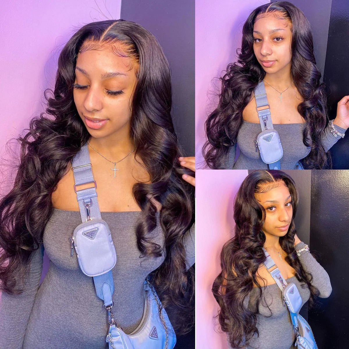 Yyong Body Wave Bundles With Closure Brazilian Hair Weave 3/4 Bundles With Lace Closure 4x4 Remy Human Hair Bundles With Closure