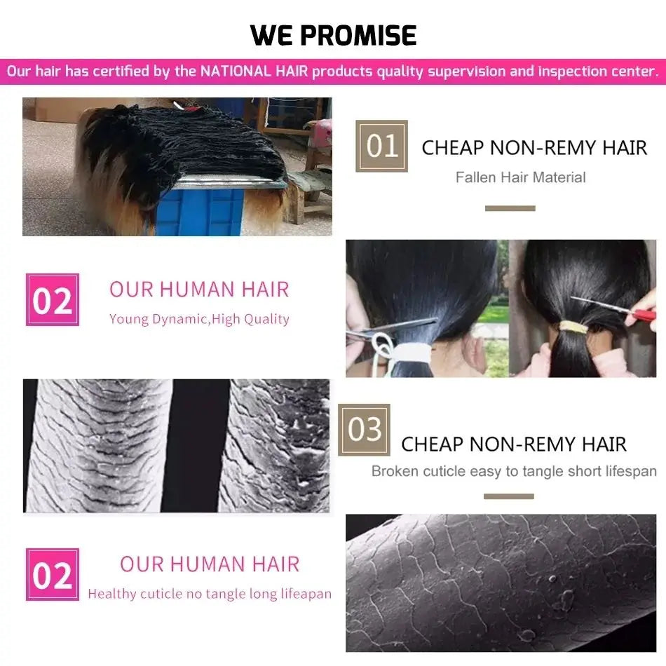 Human Hair Bundles Straight Hair Weave 1 3 4 Bundles Deals Unprocessed Peruvian Virgin Hair Natural Black 1B Can Be Dyed