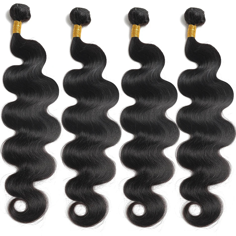 12A Body Wave Bundles 30 Inch Raw Indian Remy Virgin Unprocessed 100% Human Hair BodyWave Hair Extensions 1 3 4 Bundles Deal