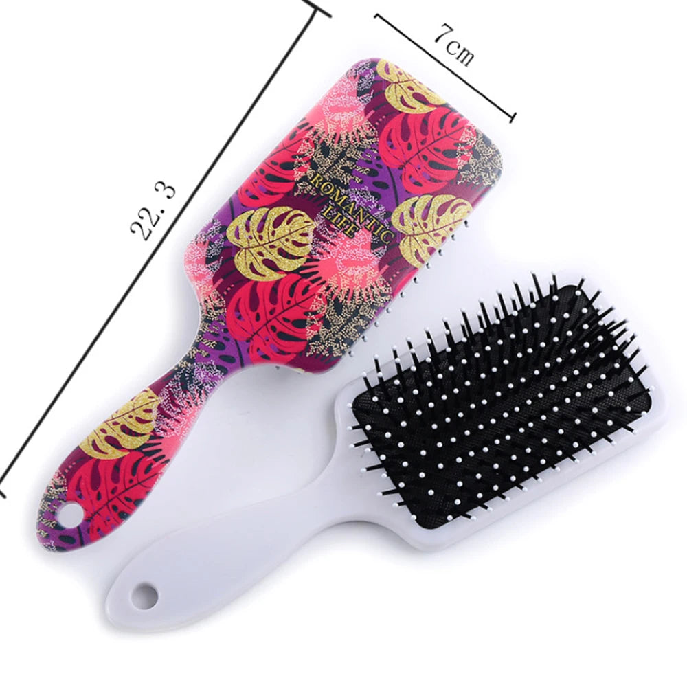 Scalp Massage Comb Anti Static Paddle Brush Hair Styling Tool Cute Women Detangle Hairbrush Curly Hair Wig Detangling Hair Brush