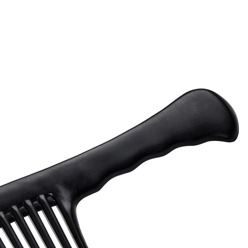 1PC Black Large Wide Teeth Comb For Long Curly Hair Women Wig Detangling Hairdressing Reduce Hair Loss Brush