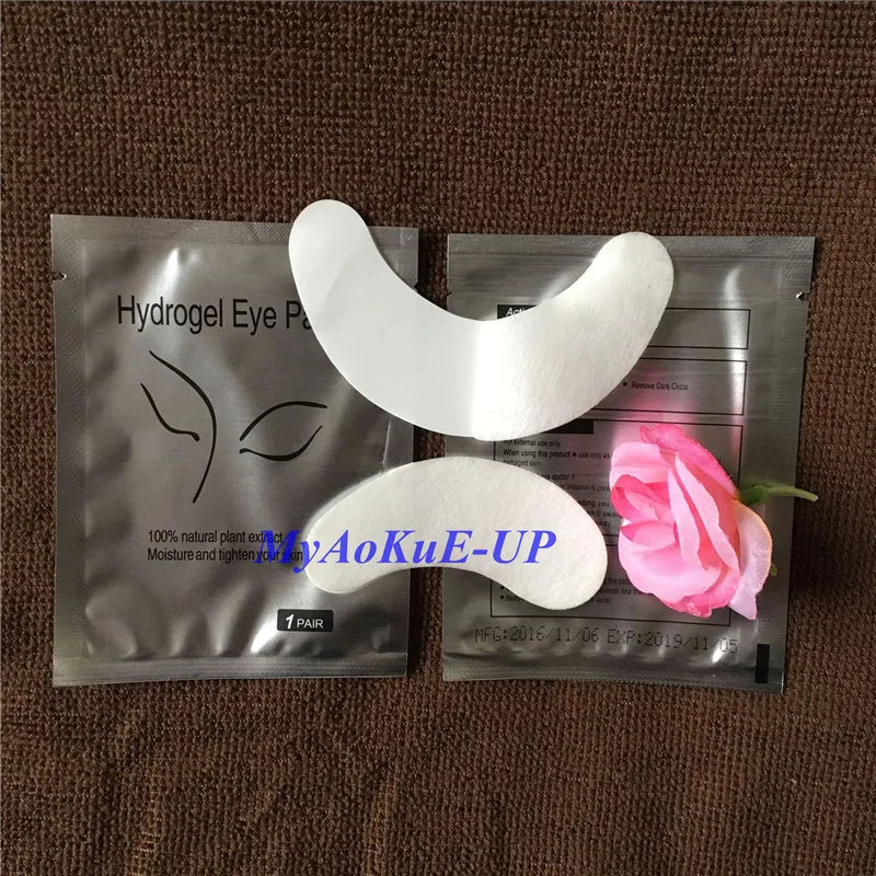 Wholesale Fox Head Packing 50 Pairs/Lot Eye Pads Lash Eyelashes Paper Patches Eye For Eyelash Extension Makeup Tools