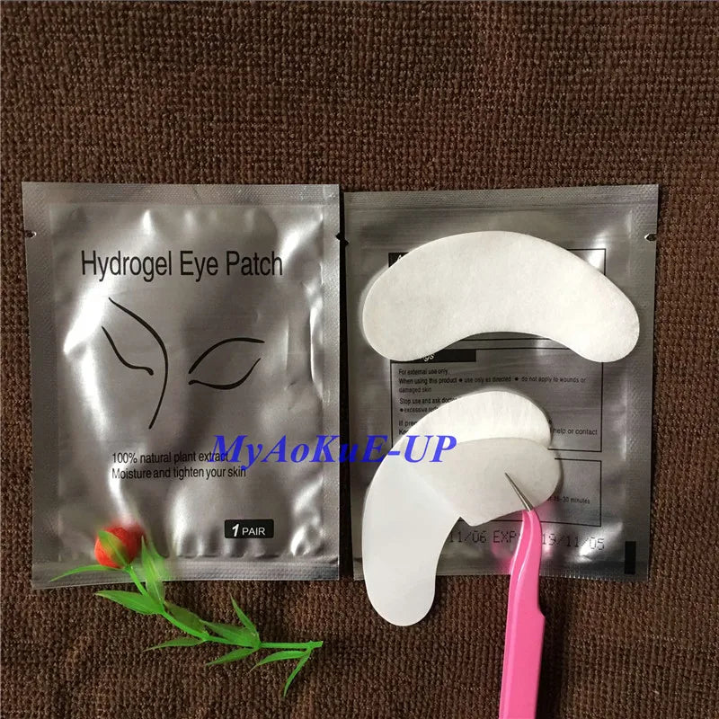 Wholesale Fox Head Packing 50 Pairs/Lot Eye Pads Lash Eyelashes Paper Patches Eye For Eyelash Extension Makeup Tools