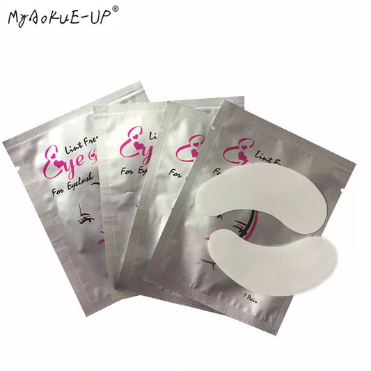 50 Pairs/Pack eyelashes Under Gel Eye Pads Patches For Eyelash Extension Eye Lash Paper Patches Stickers women Make Up Tools