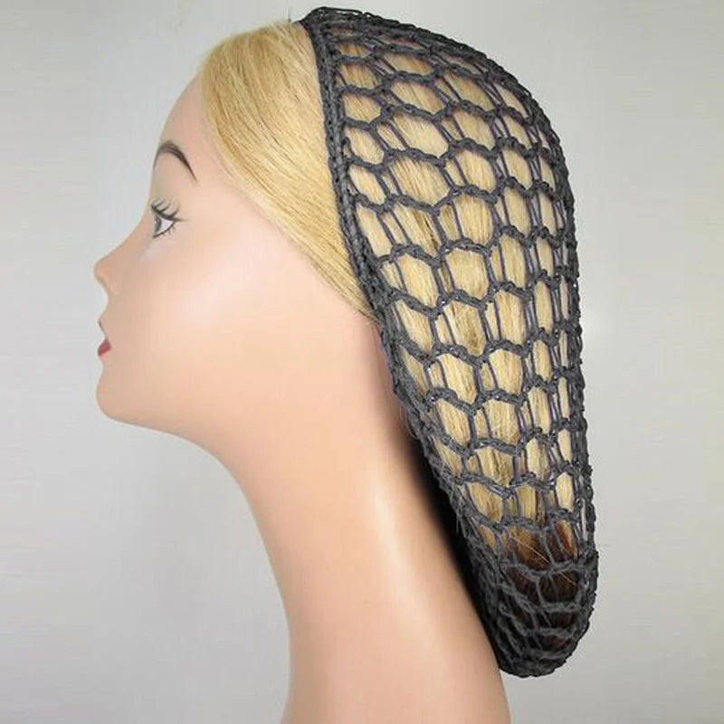 Women Ladies Hair Net Accessories  Soft Rayon Snood Hair Net Colorful Crocheted Hair Net Popular