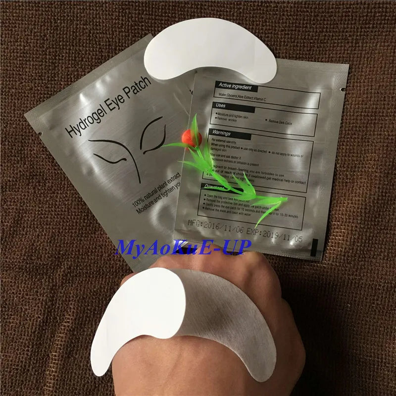 Wholesale Fox Head Packing 50 Pairs/Lot Eye Pads Lash Eyelashes Paper Patches Eye For Eyelash Extension Makeup Tools