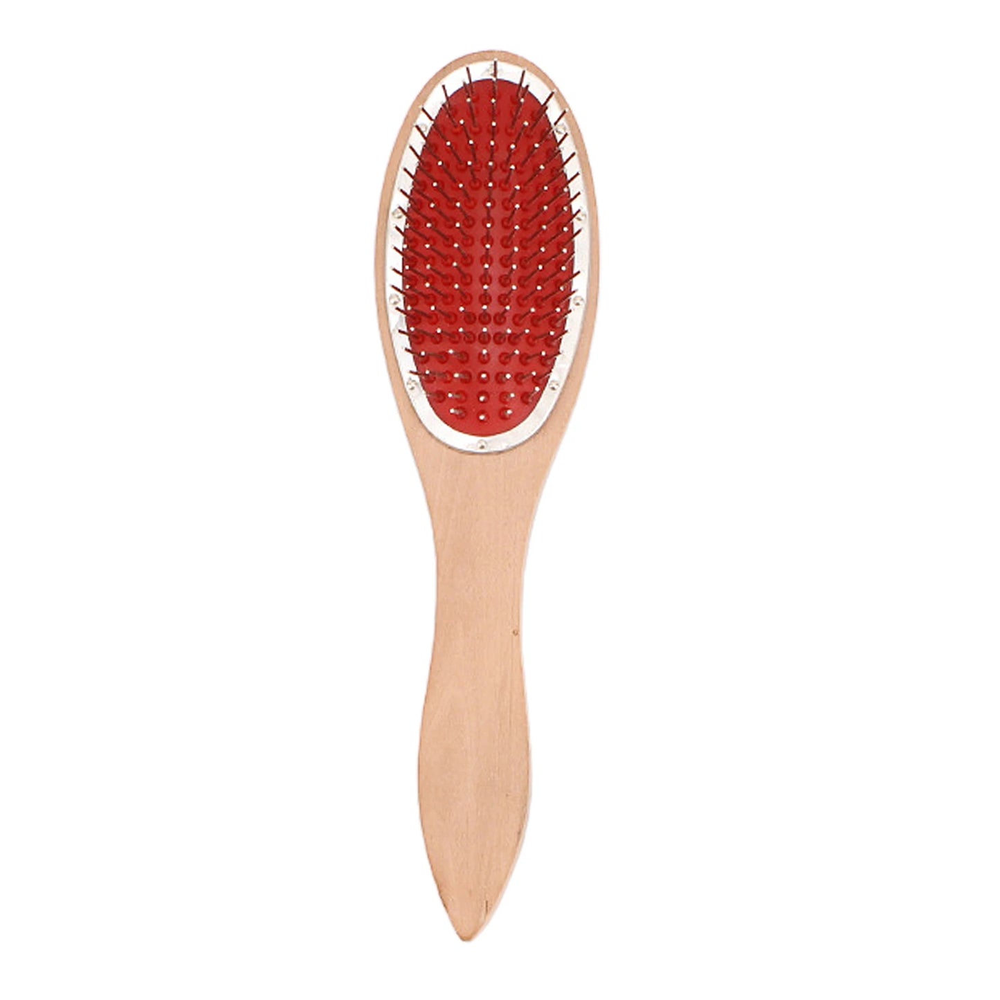 Professional Anti Static Detangling Steel Tooth Wood Comb Wig Hair Extensions Brush for Hairbrush Large Paddle Cushion Comb