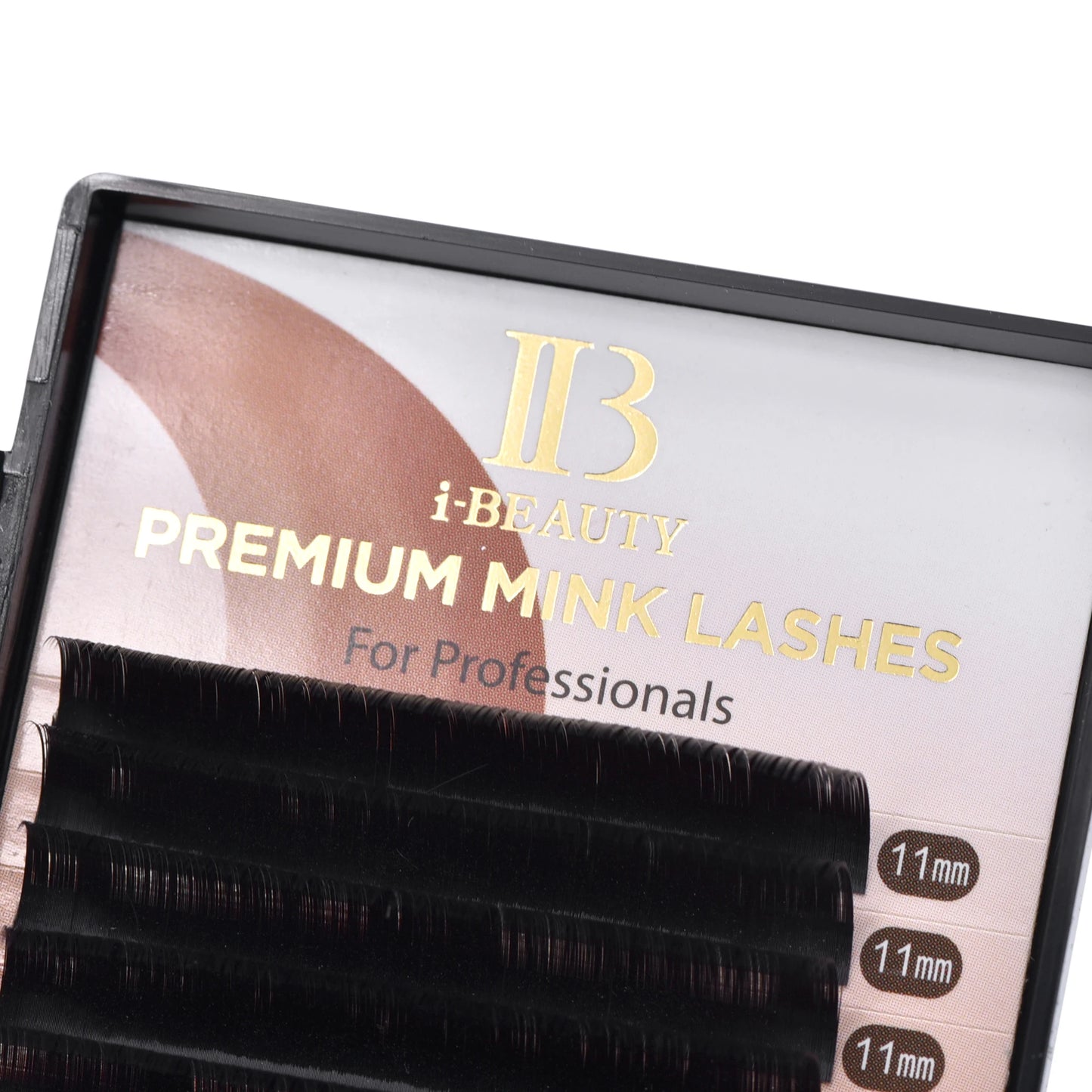 I Beauty Eyelash Extension Premium Mink Eyelashes For Professionals Single Mix Length 8mm-15mm C CC D Curl False Eye Lash 16Rows