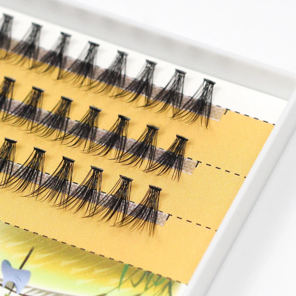 20D Individual Eyelash Beauty Girls False Eyelashes Nesura Individual Eyelash Extension Mink Black Soft False Eye Lashes