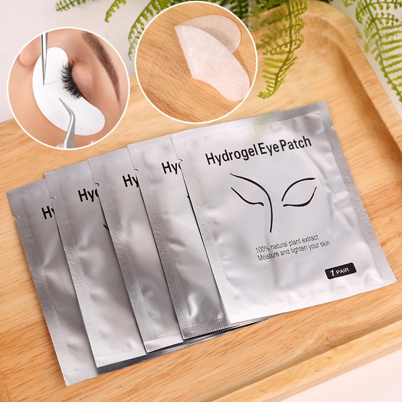 Wholesale Fox Head Packing 50 Pairs/Lot Eye Pads Lash Eyelashes Paper Patches Eye For Eyelash Extension Makeup Tools