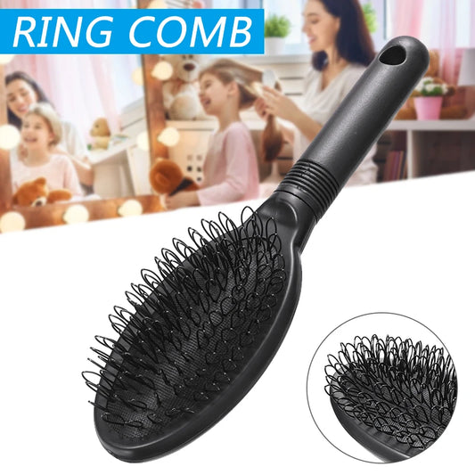 Hair Styling Tool Hair Extension Fusion Loop Wig Brush Silicone Micro Rings Brushing Fishing Line Combs Hairbrush 2Colors