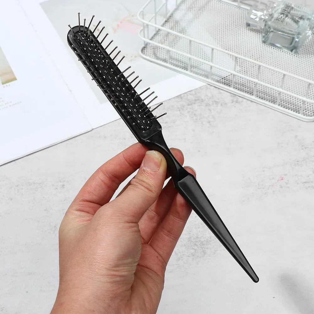 Women Pointed Tail Hairdressing Styling Tool Professional Hair Brush Scalp Massage Comb Dyeing Comb Wig Brush