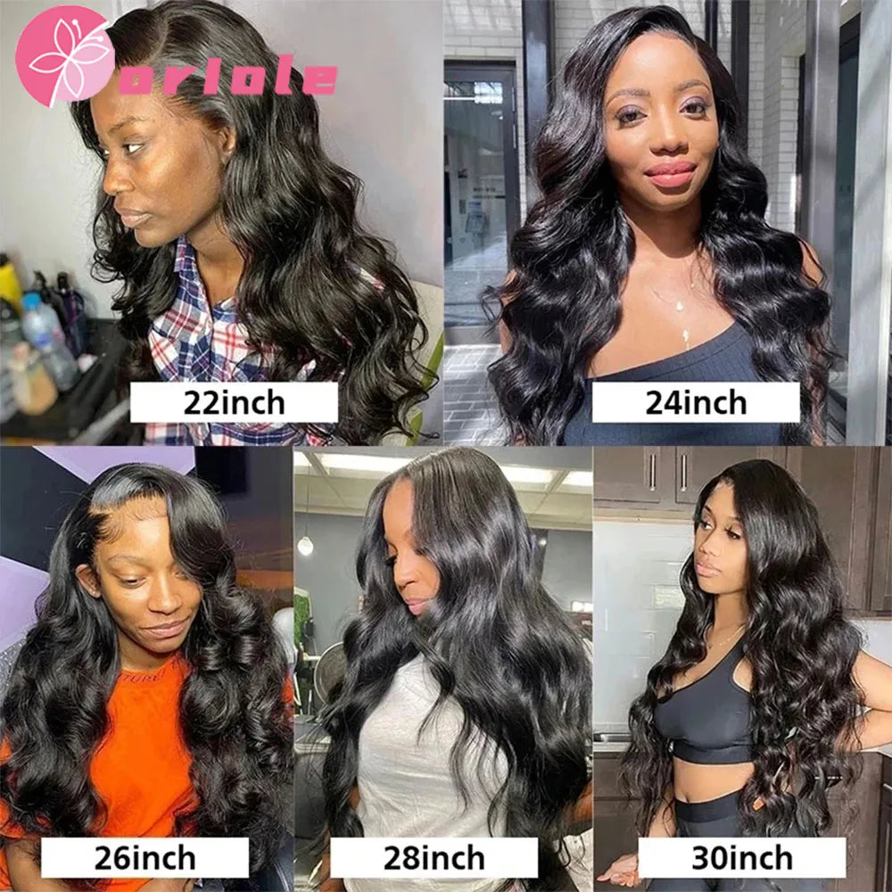 Brazilian Body Wave Human Hair Bundles Natural Hair Weave 3/4 Bundles Deal 8-32Inch Machine Double Weft Bundles Hair Extensions