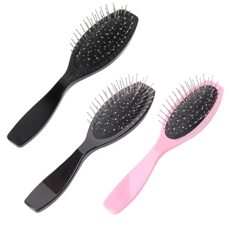 Professional Anti Static Steel Comb Brush For Wig Hair Extensions Training for H