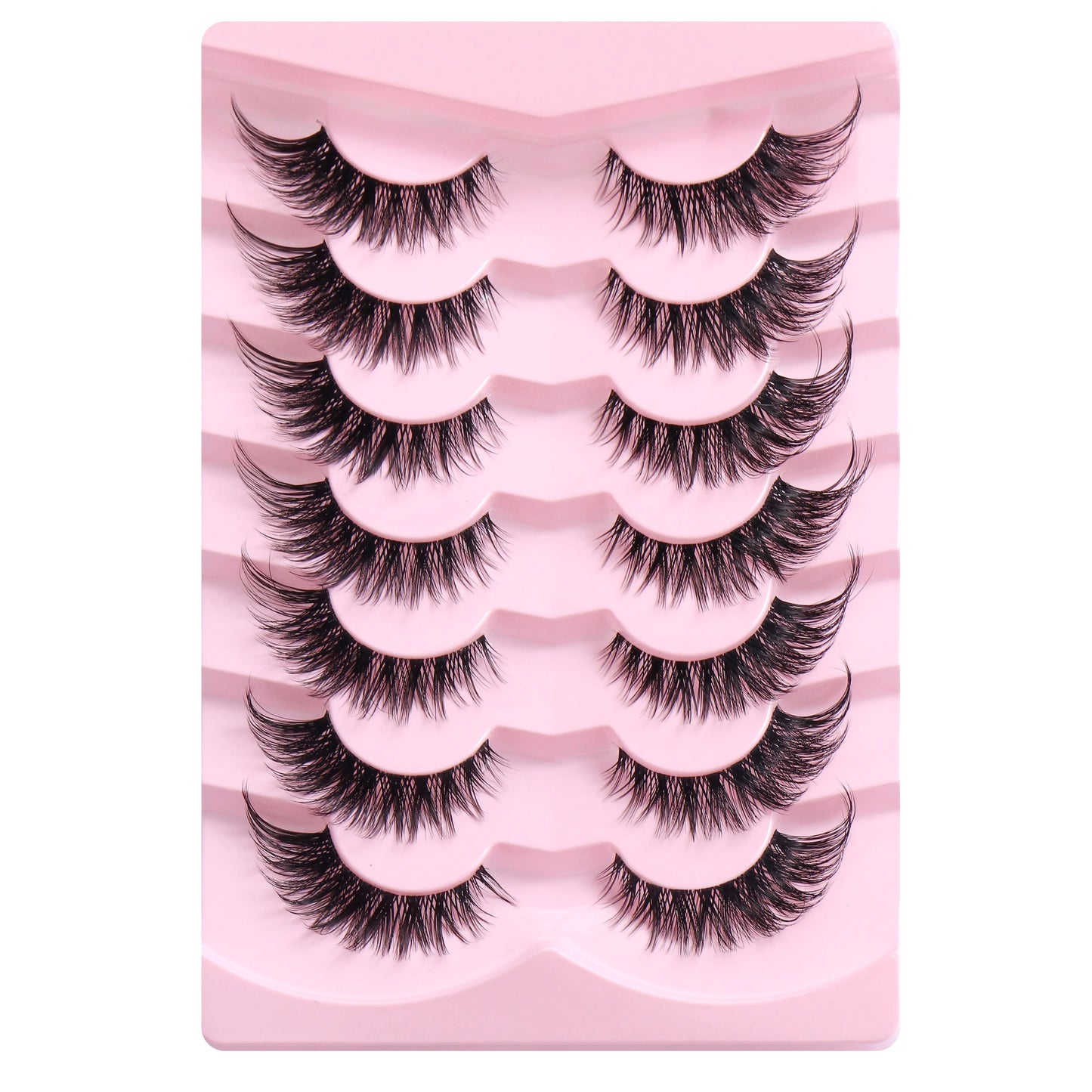 Fox Eye Eyelashes Cat Eye Lashes Winged End Eye Elongated Eyelashes Fluffy Soft Natural Long Faux Mink Fake Lashes Faux Cils