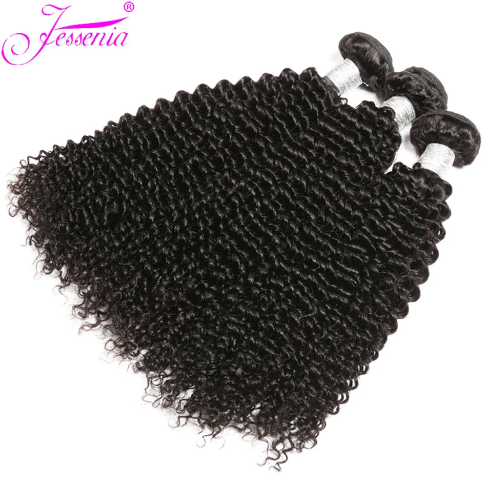 12A Raw Kinky Curly 3 4Bundle Deals Virgin Hair Extension Natural Black 8-26Inch Virgin Hair 100 Mongolian Real Human Hair Weave