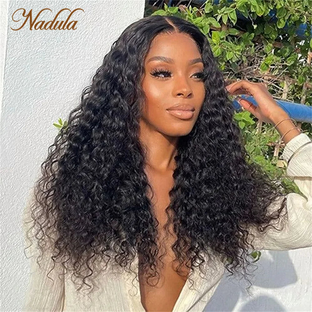 Nadula Hair 6x4.5 Pre Cut Lace Closure Wig Water Wave Wear & Go Wig With Bleach Knots Glueless Air Wig Upgrade Breathable Cap