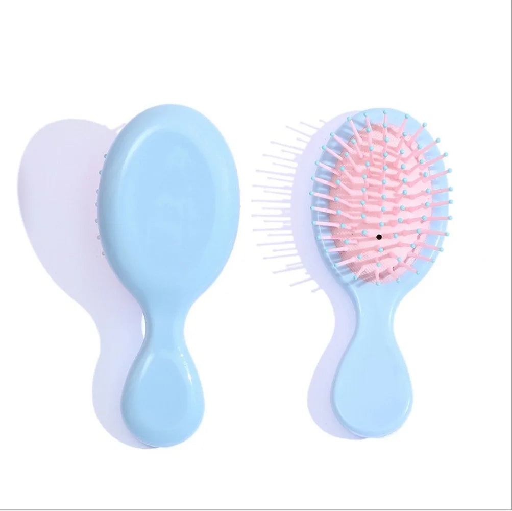 Women Steel Pin Wig Wide Tooth Pocket Combs Barber Detangling Metal Comb Men Travel Mini Hair Brush Potent Untangling Antistatic