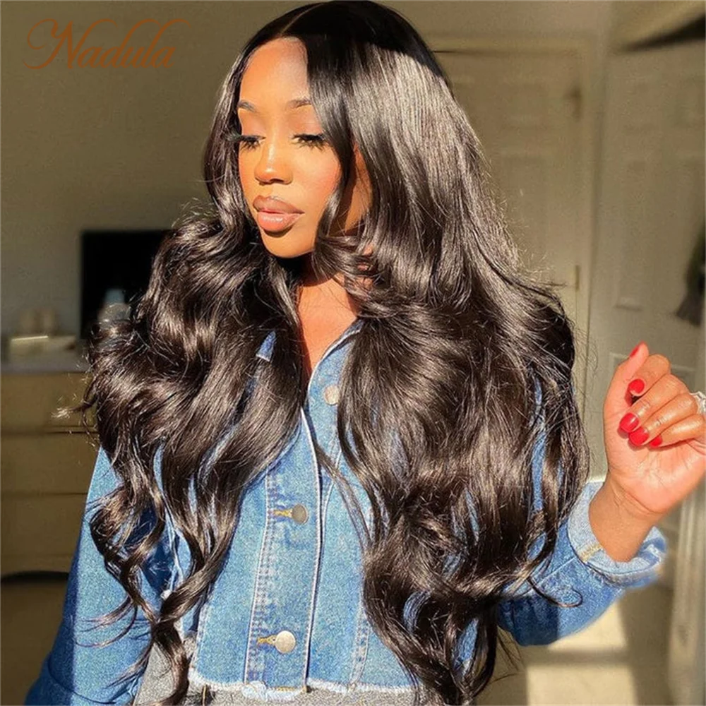 Nadula Hair 13x4 Lace Front Wig Body Wave13X4 Lace Pre Cut Upgrade Breathable Cap Virgin Human Hair High Quality