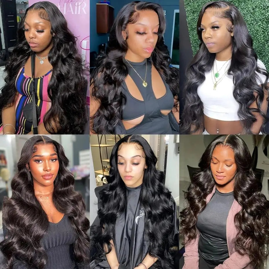 36inch 13x4 Body Wave Lace Front Wig 4x4 Human Hair Pre Plucked Brazilian Human Hair Lace Frontal Wigs For Women Jarin Hair