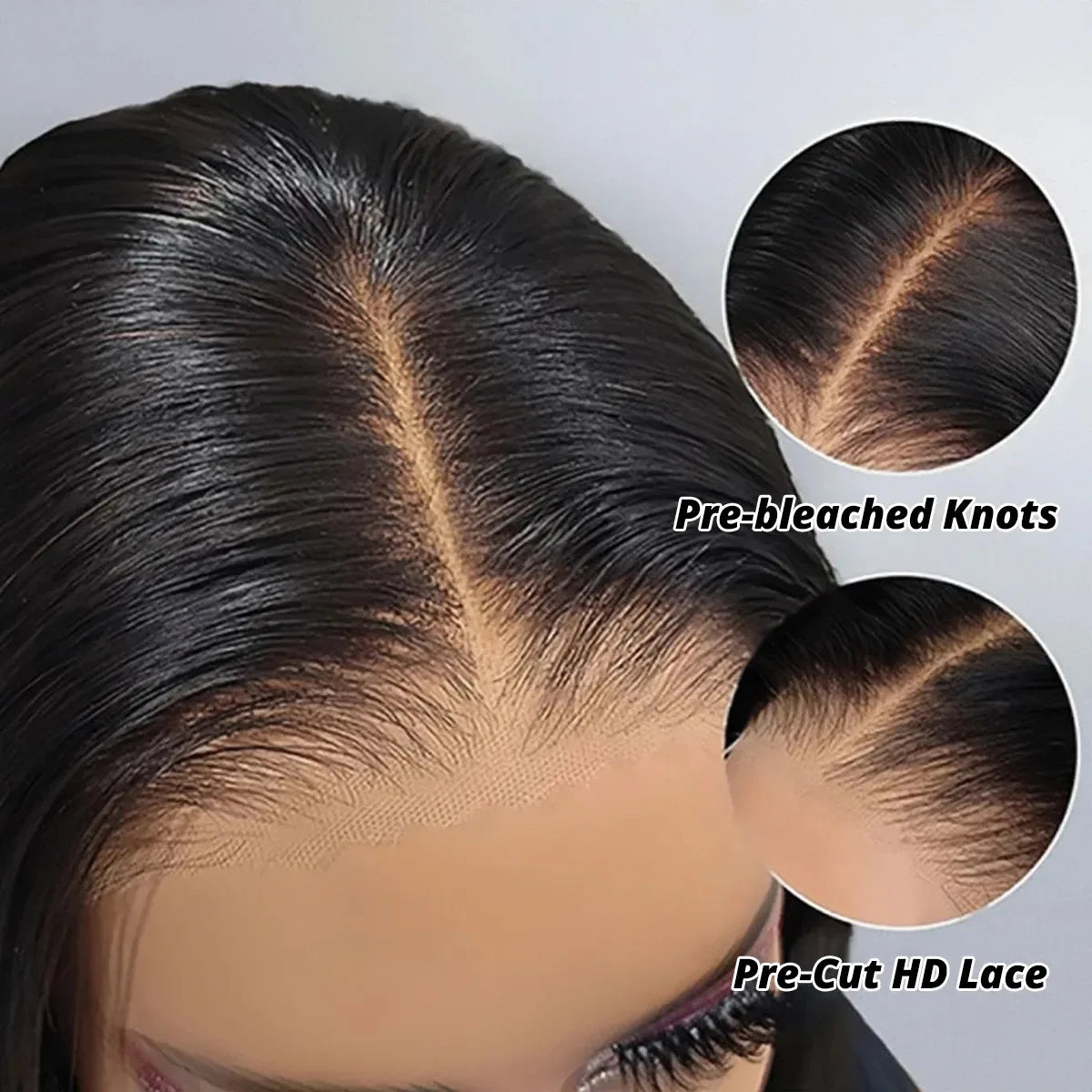 Ready to Go 5x5 HD Transparent Lace Closure Brazilian Wigs for Women Human Hair Glueless Body Wave Lace Front Wigs 4x6 Lace Wigs