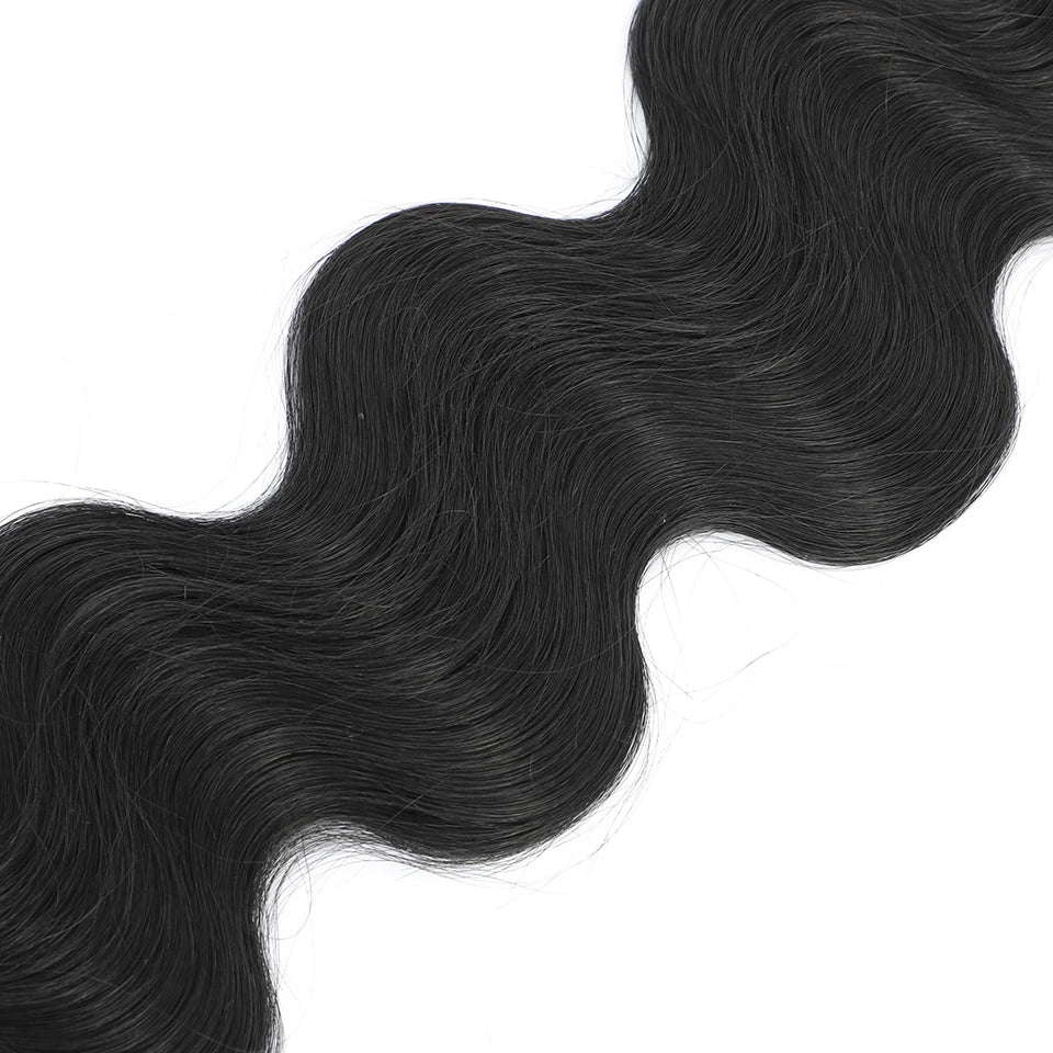 Body Wave Bundles Brazilian Hair Weaving Soft Natural Synthetic Hair Extensions Colorful Body Wave Top Quality Thick Hair