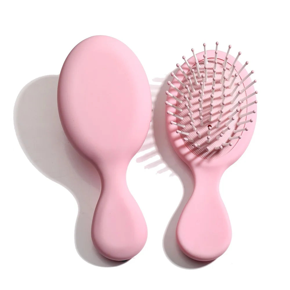 Women Steel Pin Wig Wide Tooth Pocket Combs Barber Detangling Metal Comb Men Travel Mini Hair Brush Potent Untangling Antistatic