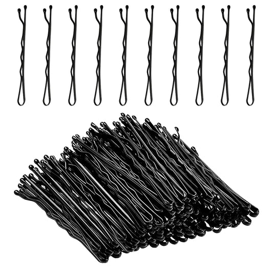 24pcs/set Black Bobby Pins Set of Hairpins Premium Hair Pins for Kids Girls and Women Great for All Hair Types