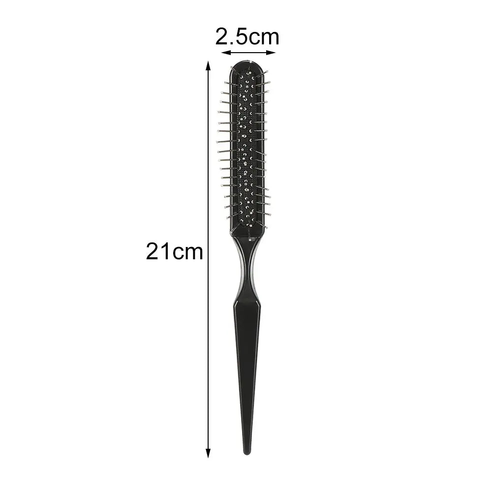 Women Pointed Tail Hairdressing Styling Tool Professional Hair Brush Scalp Massage Comb Dyeing Comb Wig Brush