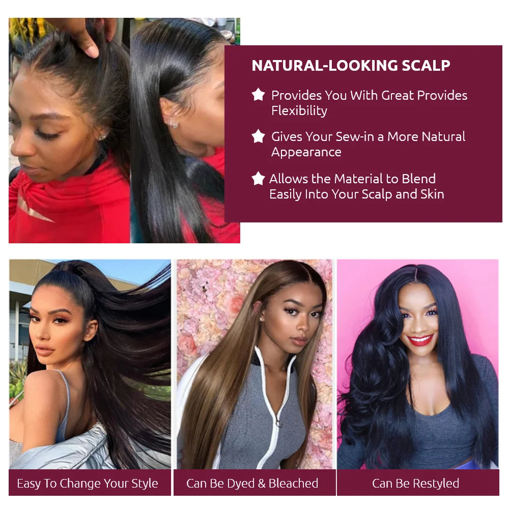 Beauty Forever Brazilian Straight Virgin Human Hair Bundles With Closure 5x5 HD Lace Closure Brazilian Human Hair Weaves