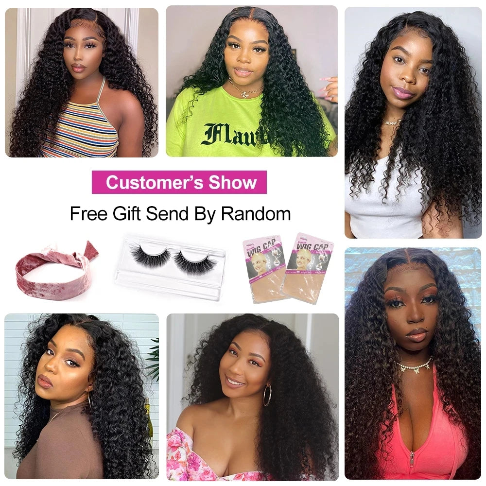 Nadula Hair Brazilian Curly Bundles With Closure 4*4 Lace Closure Remy Human Hair Bundles With Closure 3 Bundles With Closure