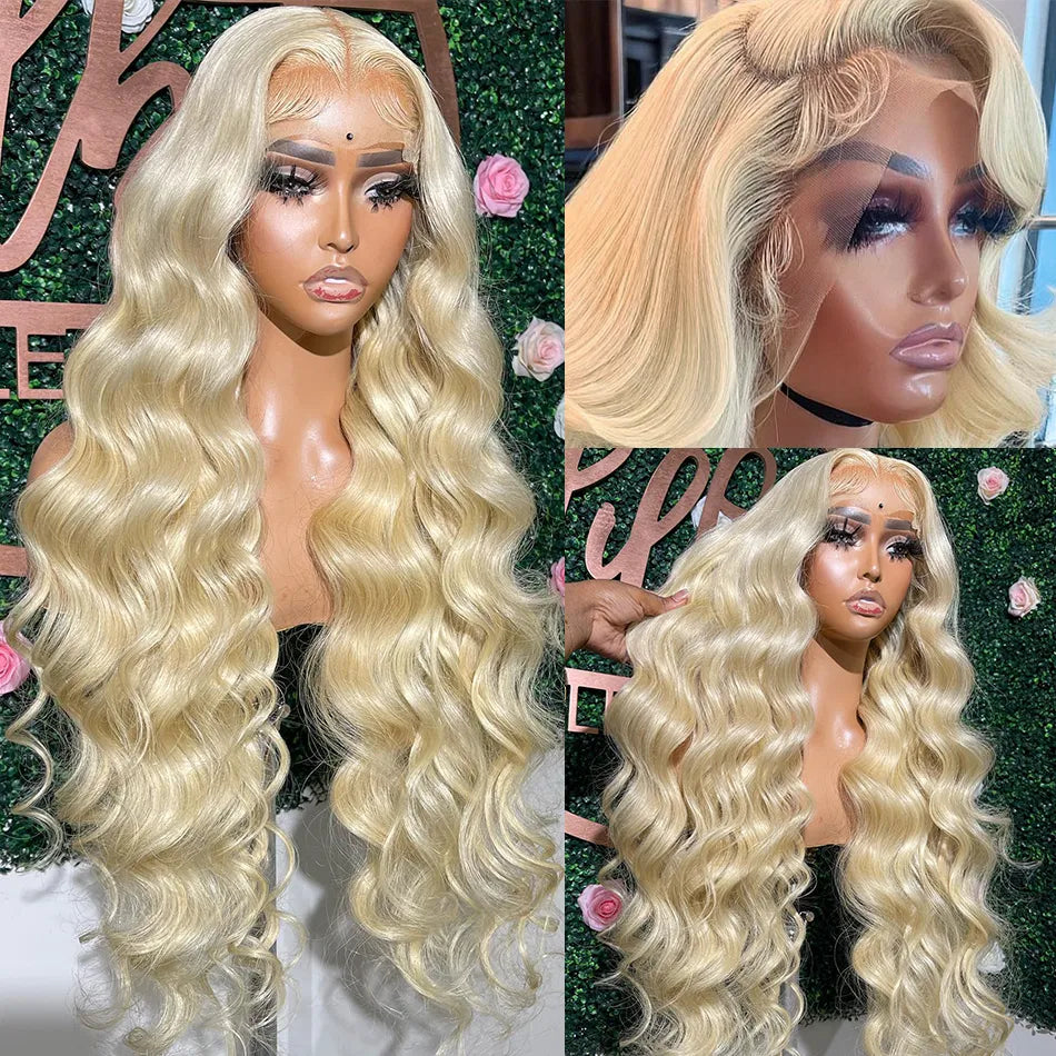 613 Hd Lace Frontal Wig 13x6 Human Hair Wigs For Women Brazilian Hair Pre Plucked 30 Inch 13x4 Blonde Body Wave Lace Front Wig