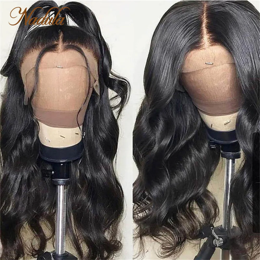 Nadula Hair 13x4 Lace Front Wig Body Wave13X4 Lace Pre Cut Upgrade Breathable Cap Virgin Human Hair High Quality